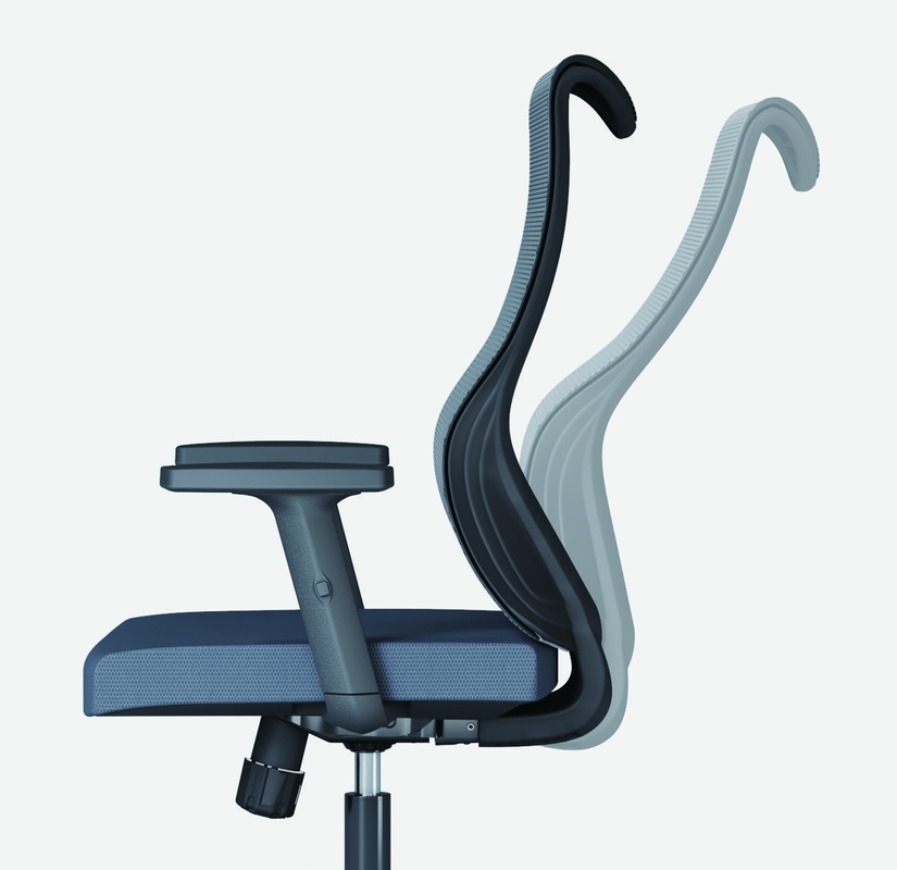 Office Furniture Luxury Lumbar Back Support Ergonomic Executive Swivel Computer Desk Mid-back Chairs