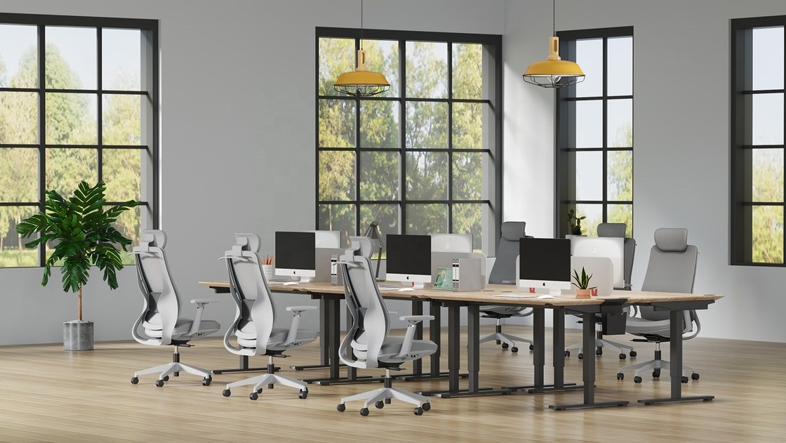 Lift Chair Modern Design High Back Swivel Office Chair for Staff and Manager in Foshan