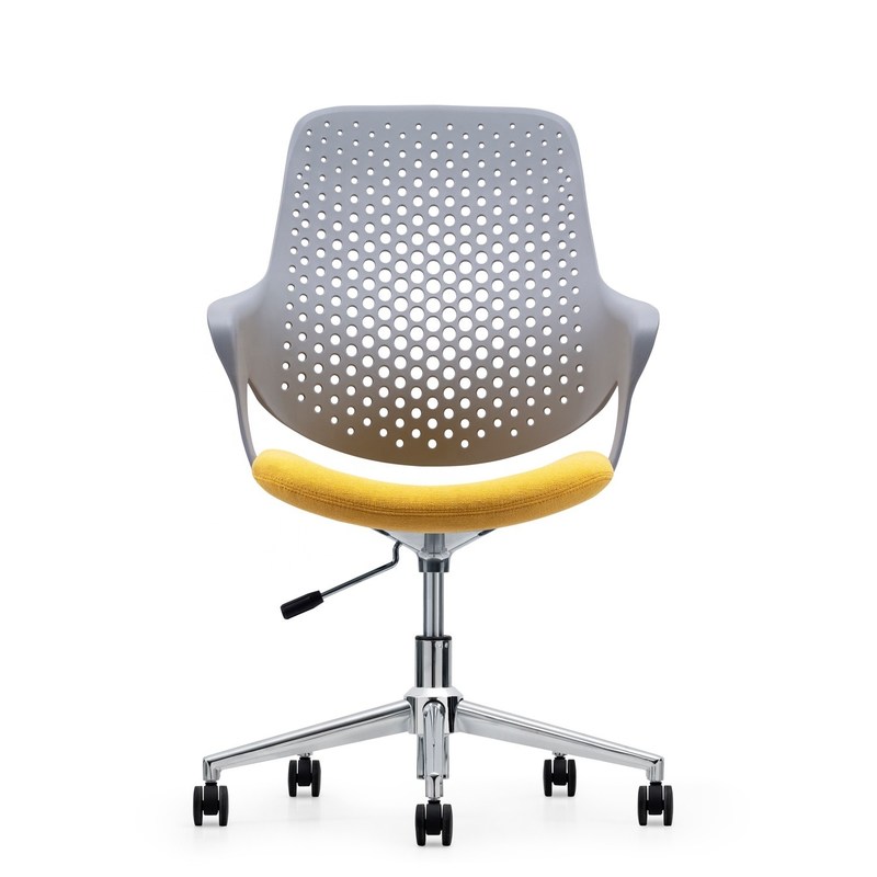 Modern Gray Plastic Office Chair Cadeira de escritorio de plastico with Mail packing
