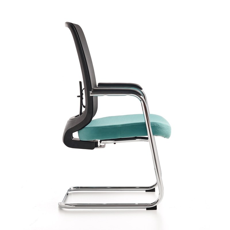 صندلی های اداری برای کارکنان پشت میانه، صندلی اتاق کنفرانس با پای فلزی و حمل و نقل رایگان