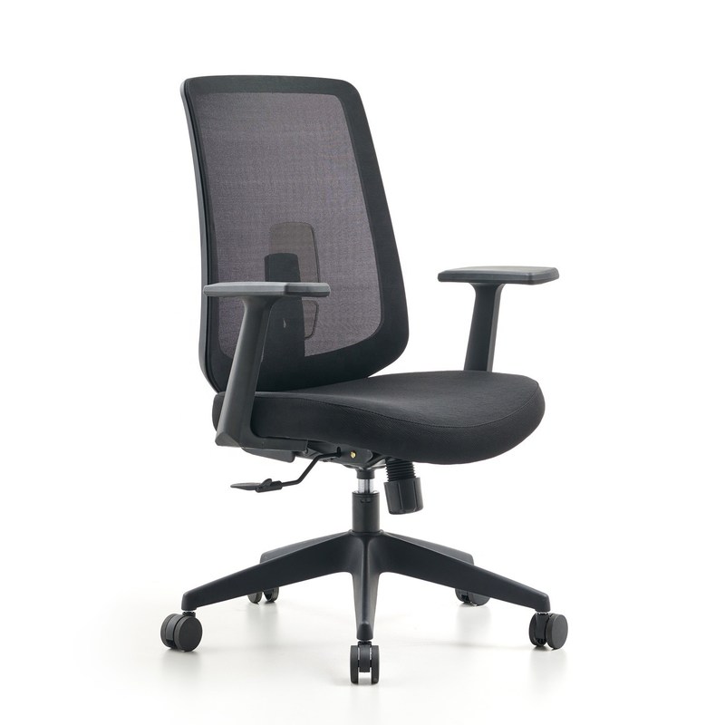 Free Sample Cadeira de Escritorio M-062B Mid Back Swivel Mesh Ergonomic Office Chair