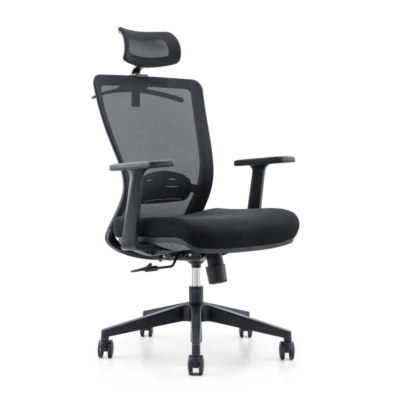 650*690*1150-1250mm صندلی اداری لوکس قابل تنظیم با پارچه شبکه و بازوپای ثابت
