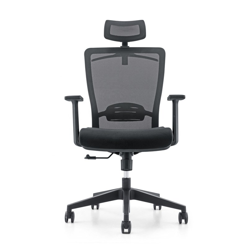 650*690*1150-1250mm صندلی اداری لوکس قابل تنظیم با پارچه شبکه و بازوپای ثابت