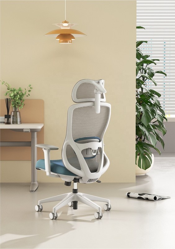 صندلی چرخنده پشتی قابل تنظیم با بازوپای 3D و بالش صندلی راحت