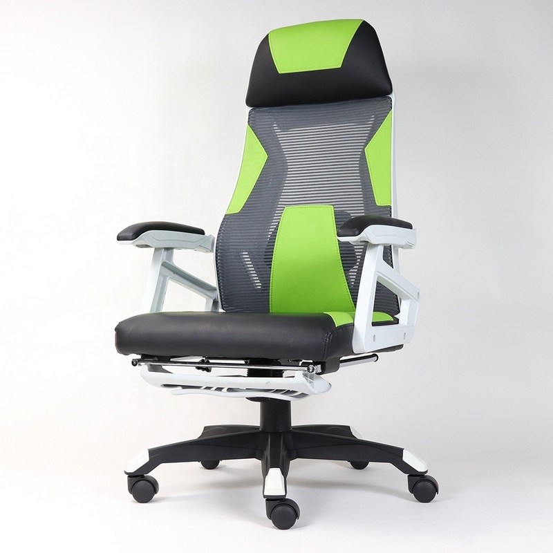 تنظیمات میز و صندلی اداری چرخشی با پشتی مشبک پارچه ای در رنگ نارنجی برای اتاق کنفرانس