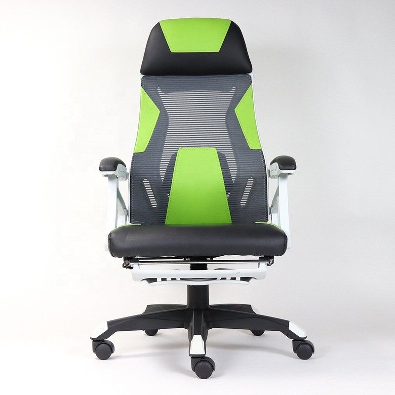 تنظیمات میز و صندلی اداری چرخشی با پشتی مشبک پارچه ای در رنگ نارنجی برای اتاق کنفرانس