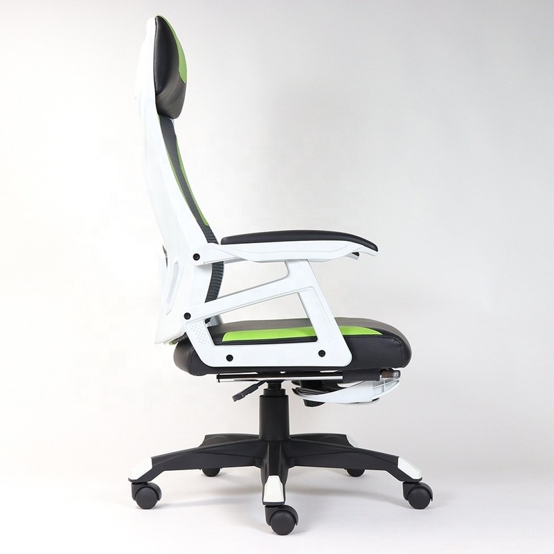 تنظیمات میز و صندلی اداری چرخشی با پشتی مشبک پارچه ای در رنگ نارنجی برای اتاق کنفرانس