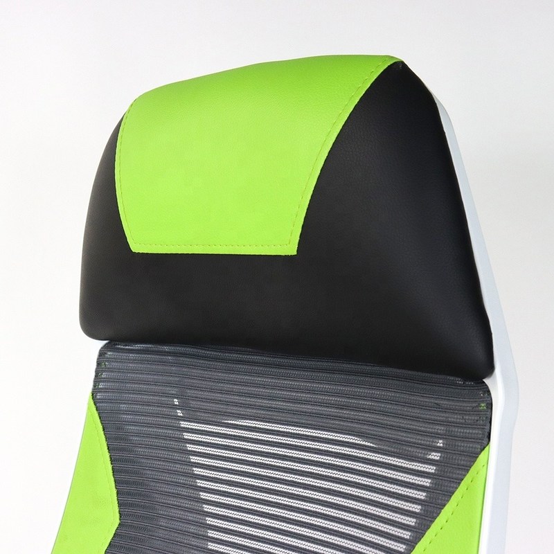 تنظیمات میز و صندلی اداری چرخشی با پشتی مشبک پارچه ای در رنگ نارنجی برای اتاق کنفرانس