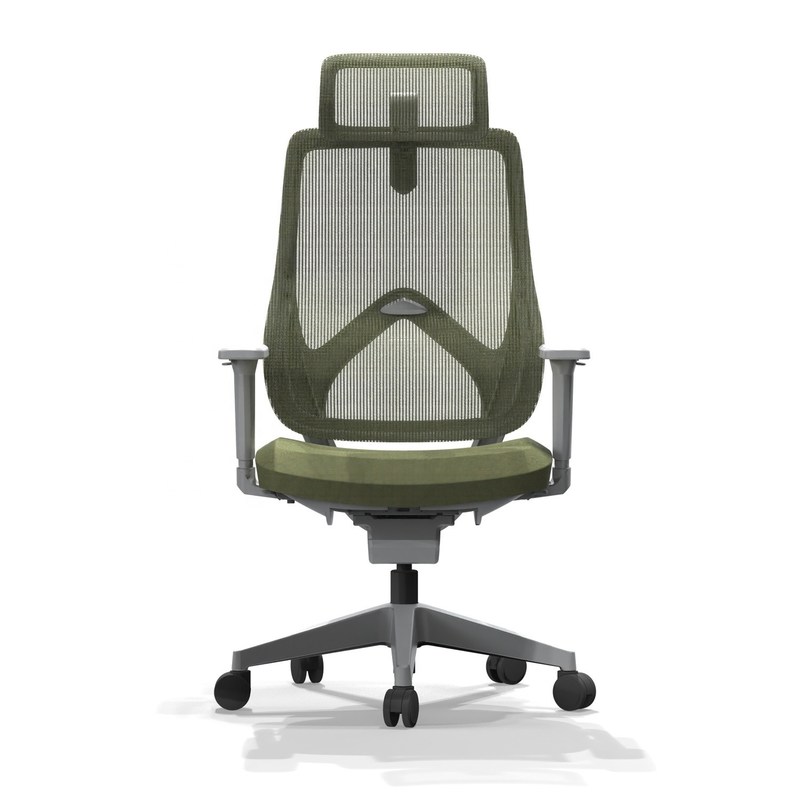 مکانیسم شاسی Drive-by-Wire پشت بلند صندلی اداری چرخش دار با پارچه کامل میش