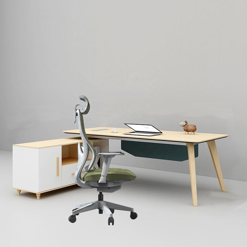 مکانیسم شاسی Drive-by-Wire پشت بلند صندلی اداری چرخش دار با پارچه کامل میش