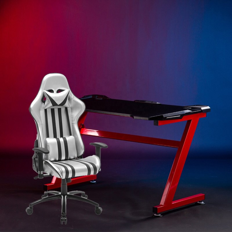 صندلی گیمینگ با پشتی قابل تنظیم برای کارمندان ورزش‌های الکترونیکی در دفتر/آپارتمان/مدرسه