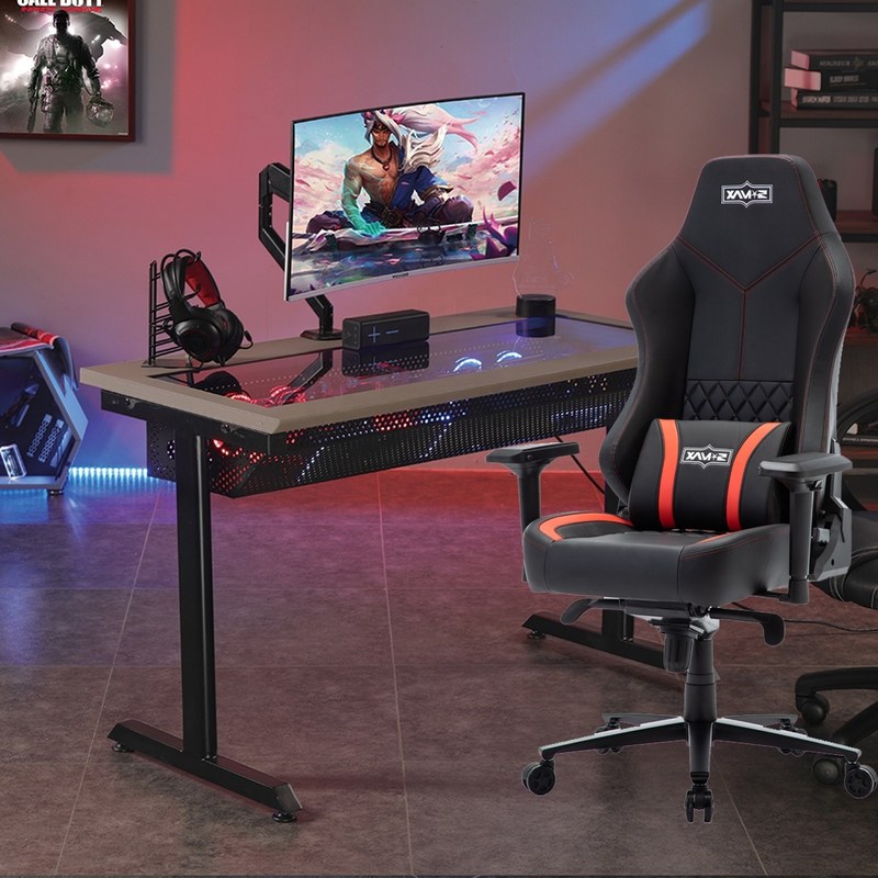 19 فرنگی مکانیزم صندلی اجرایی Y-SEATER 625-BR PU پوست E-sport صندلی بازی