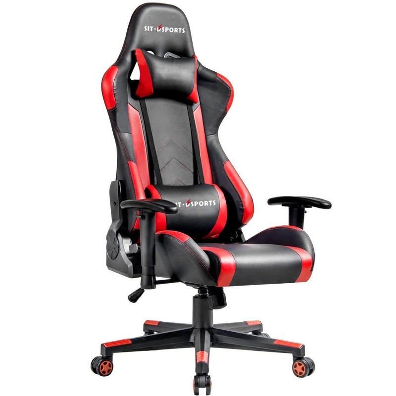 Traditional Design Style Leather Ergonomic E-sport Chair for Executive Office Gaming